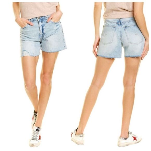 NWT HUDSON Jeans Kass Verena High-Rise Biker Short - Picture 1 of 10